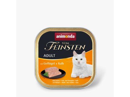 Animonda Vom Feinsten Classic paštika pro kočky drůbež + telecí 100 g
