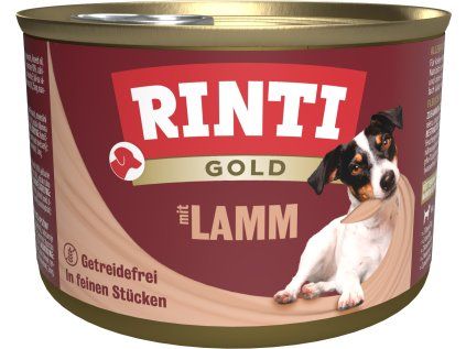 Finnern Rinti Gold konzerva pro psy jehně 185 g