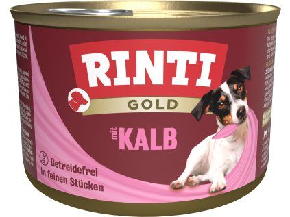 Finnern Rinti Gold konzerva pro psy telecí 185 g