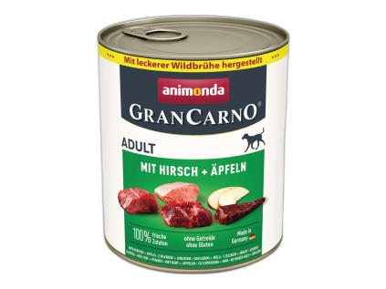 Animonda GranCarno Adult konzerva pro psy s jelením masem a jablky 800 g