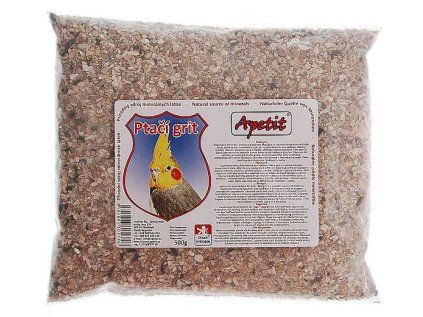 Apetit ptačí grit - doplňkové minerální krmivo pro ptáky 500 g