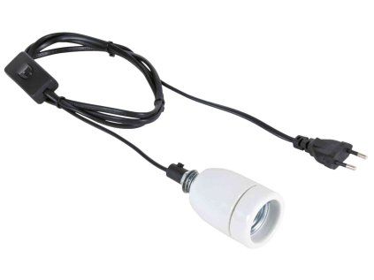 Trixie Porcelánová objímka Pro Socket do 250 W, 1,8 m