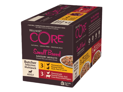 Wellness CORE Small Breed Savoury Medleys Butcher Selection Multipack 510 g