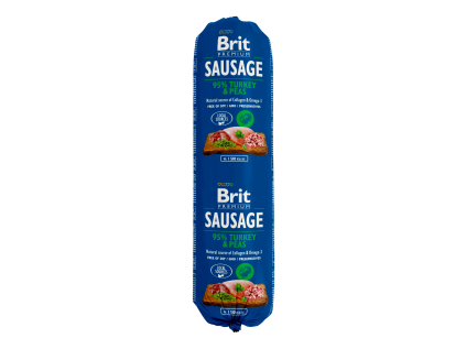 Brit Sausage Turkey & Pea 800 g