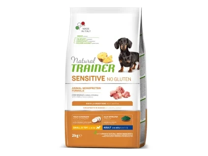 Natural Trainer Sensitive No gluten Adult Mini vepřové 2 kg