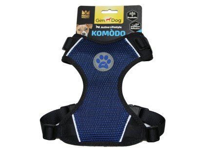 Postroj Gimborn Komodo XXS 30-40 cm modrý