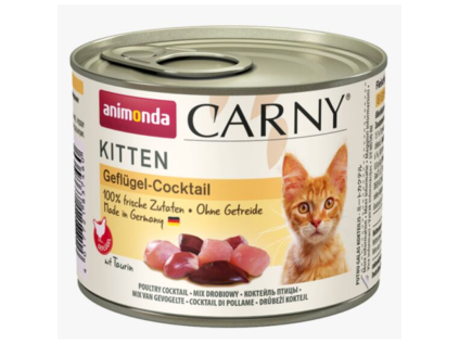 Konzerva Animonda Carny kitten drůbeží koktejl 200 g