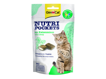 Gimcat Nutri Pockets s catnipem 60 g
