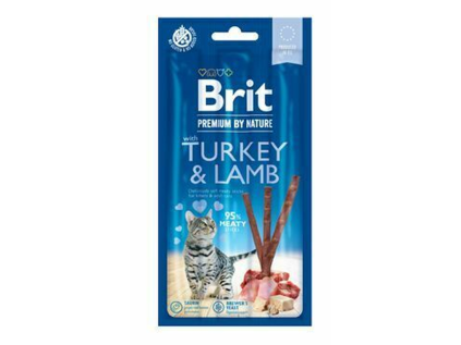 Brit Premium by Nature Cat Sticks with Turkey & Lamb (3 sticks)