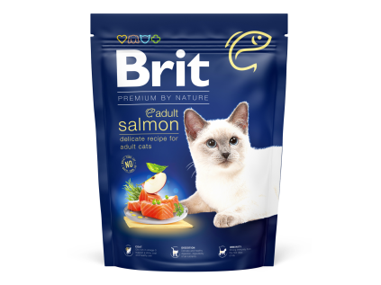 Brit Premium by Nature Cat Adult Salmon 300 g