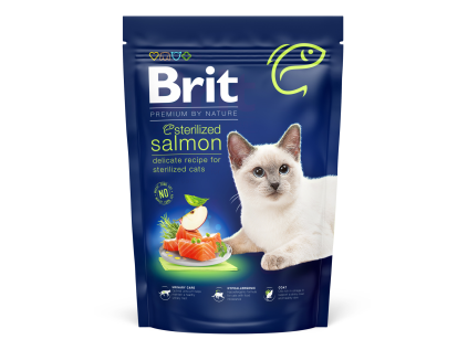Brit Premium by Nature Cat Sterilized Salmon  800 g