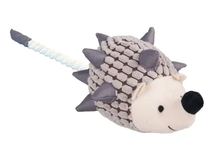Hračka Flamingo plyšový ježek s lanem 45 cm