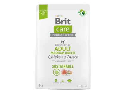 Brit Care Dog Sustainable Adult Medium Breed, 3kg