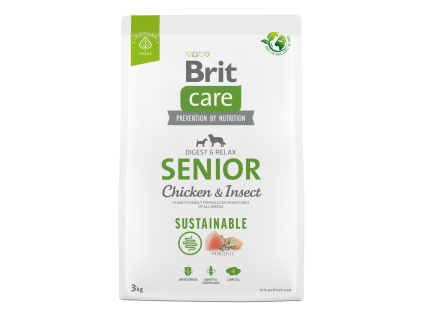 Brit Care Dog Sustainable Senior, 3kg