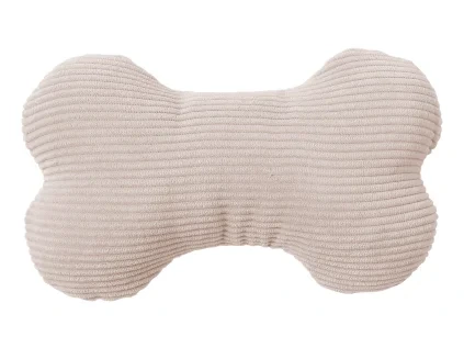 FuzzYard Life plyšová hračka kost krémová S