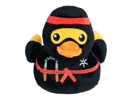 FuzzYard plyšová kachnička ninja 15 cm