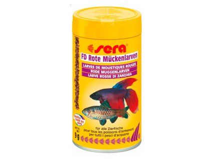 Sušené červené komáří larvy Sera FD 100 ml