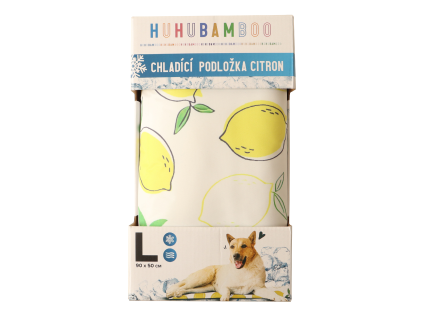 HUHU chladici podlozka citron 90x50cm L