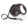 Flexi Black Design L pásek 5m/50 kg stříbrné