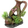 Flamingo akvarijní dekorace MOZA PITCHERS + rostlina 11 x 8 x 11 cm