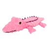 Huhubamboo hračka pro psy krokodýl růžový 40cm